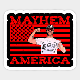 Mayhem America Sticker